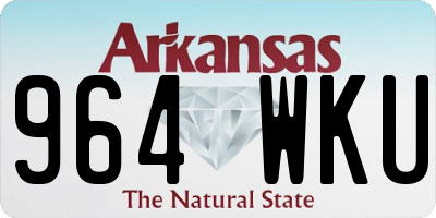 AR license plate 964WKU