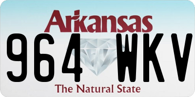 AR license plate 964WKV