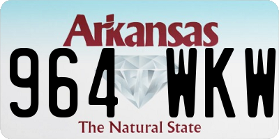 AR license plate 964WKW