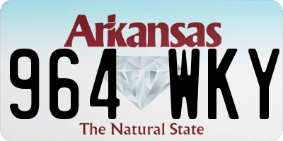 AR license plate 964WKY