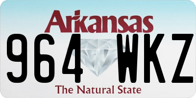 AR license plate 964WKZ