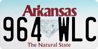 AR license plate 964WLC