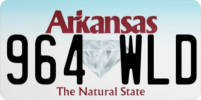 AR license plate 964WLD