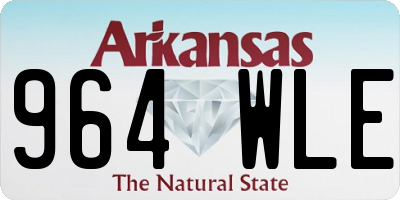 AR license plate 964WLE