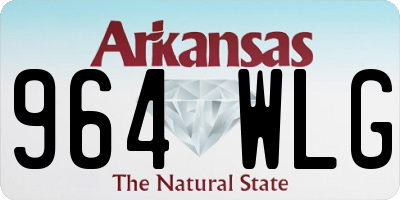AR license plate 964WLG