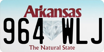 AR license plate 964WLJ
