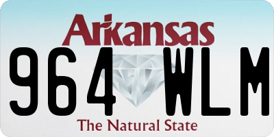 AR license plate 964WLM