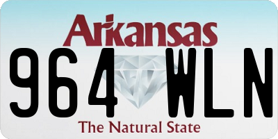 AR license plate 964WLN