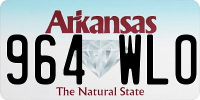 AR license plate 964WLO