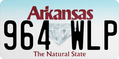AR license plate 964WLP