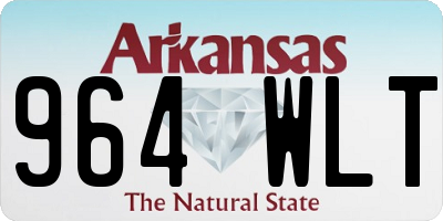 AR license plate 964WLT