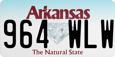 AR license plate 964WLW