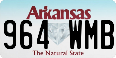 AR license plate 964WMB