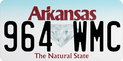 AR license plate 964WMC