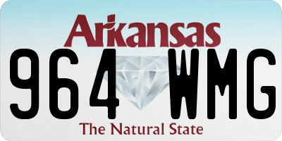 AR license plate 964WMG