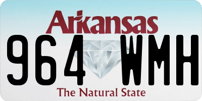 AR license plate 964WMH