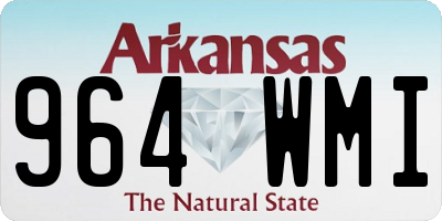 AR license plate 964WMI