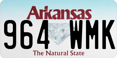 AR license plate 964WMK