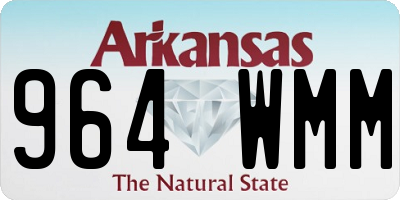 AR license plate 964WMM
