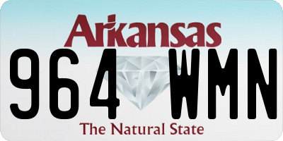 AR license plate 964WMN