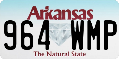 AR license plate 964WMP