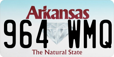 AR license plate 964WMQ