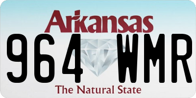 AR license plate 964WMR