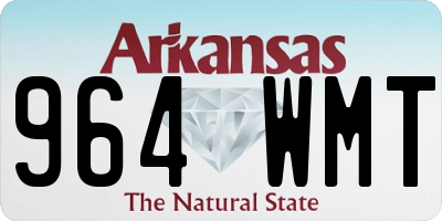 AR license plate 964WMT