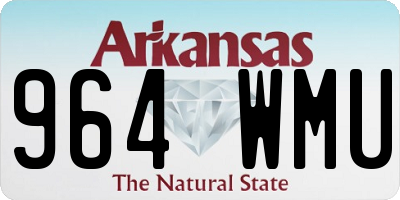 AR license plate 964WMU