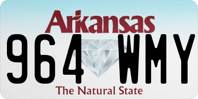 AR license plate 964WMY