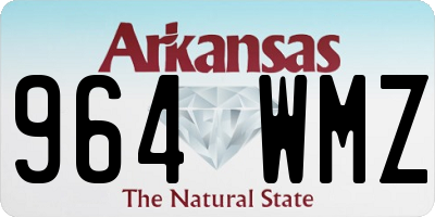 AR license plate 964WMZ