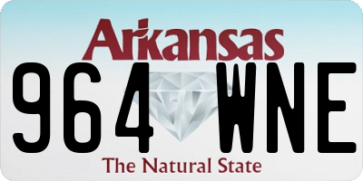 AR license plate 964WNE