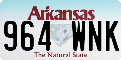 AR license plate 964WNK