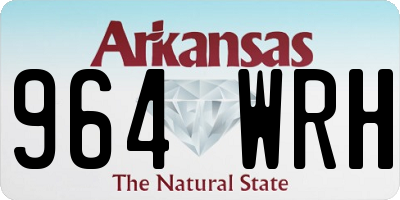 AR license plate 964WRH