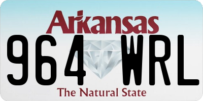 AR license plate 964WRL