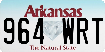 AR license plate 964WRT