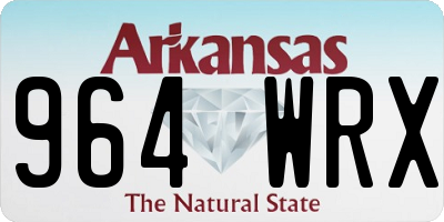 AR license plate 964WRX