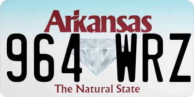 AR license plate 964WRZ