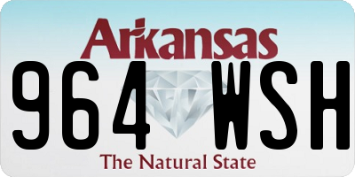 AR license plate 964WSH