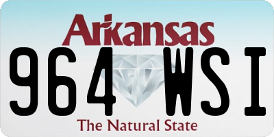AR license plate 964WSI