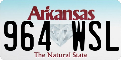AR license plate 964WSL