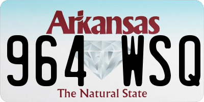 AR license plate 964WSQ