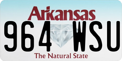 AR license plate 964WSU