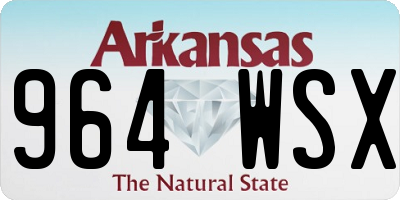 AR license plate 964WSX