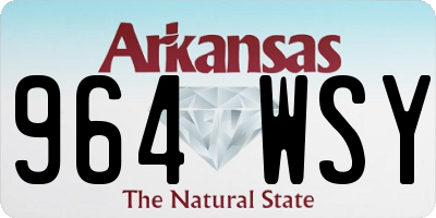 AR license plate 964WSY