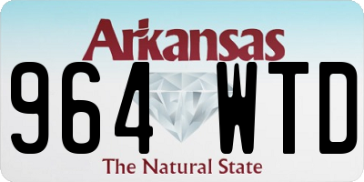 AR license plate 964WTD