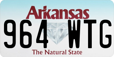 AR license plate 964WTG