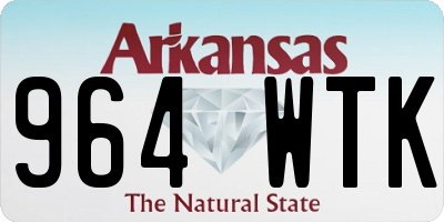 AR license plate 964WTK