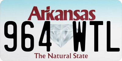 AR license plate 964WTL