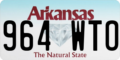 AR license plate 964WTO
